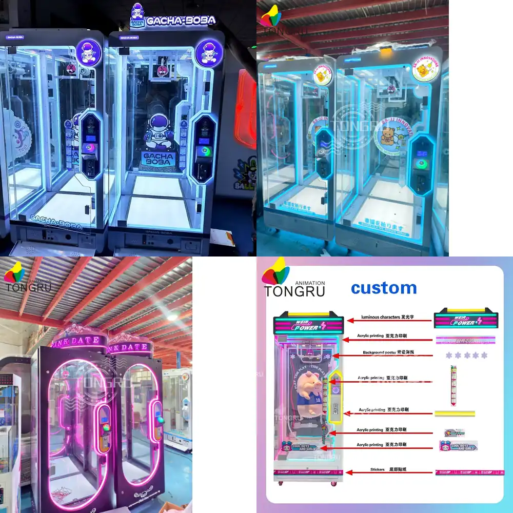 Arcade Prize Vending Machine - Mesin Permainan Gunting Pemotong Tali Big