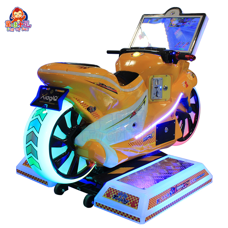 Coin Operated Kiddie Ride - Mesin Arcade Balap Motor Anak-Anak untuk