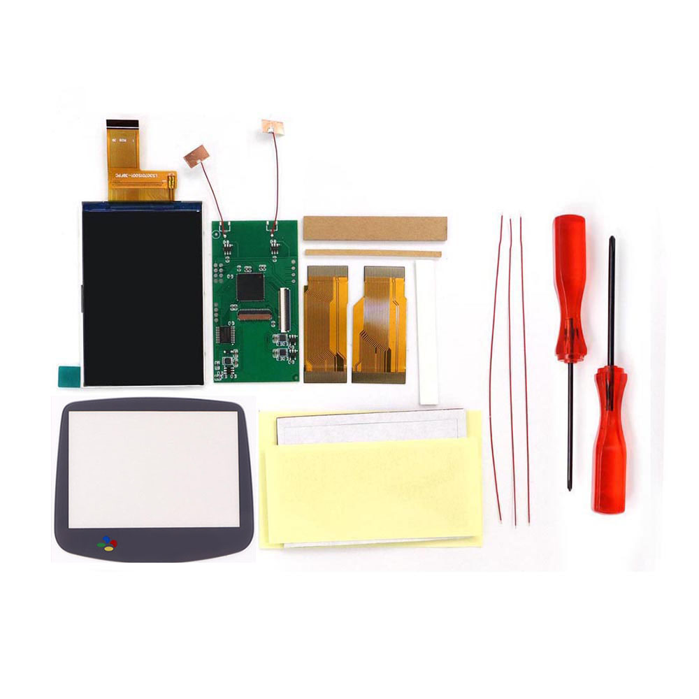 Lcd Screen Arcade - Kit LCD Backlight GBA V5 3.0