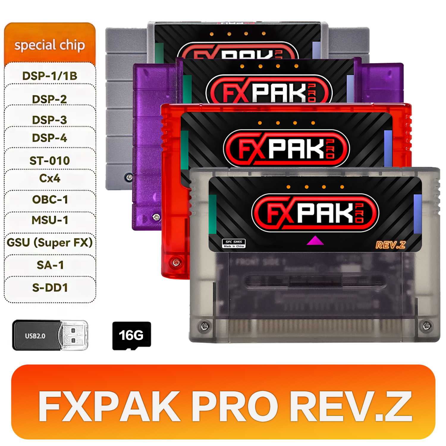 Arcade Z - Kartrid Game FXPAK Pro SNES Rev.Z