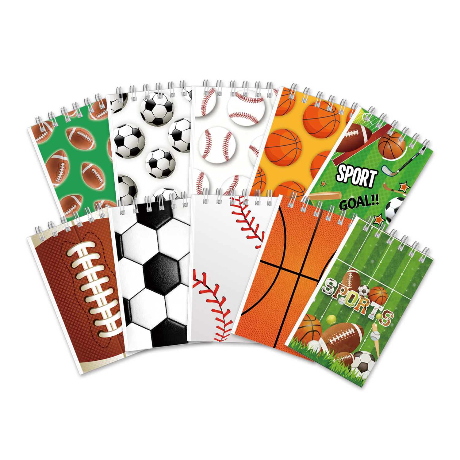 Basketball Arcade Game - Buku Catatan Spiral Mini Multi Olahraga