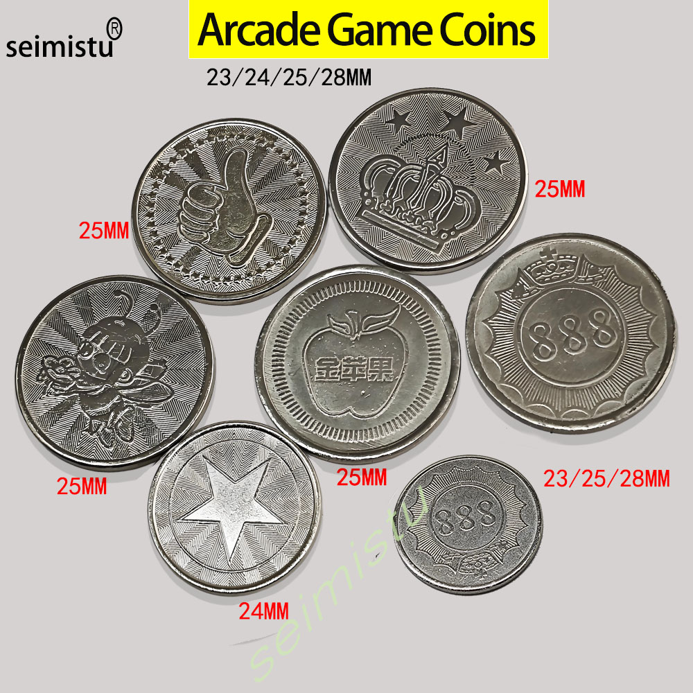 Arcade And Vending - 100 Buah Koin Arcade Desain Mahkota