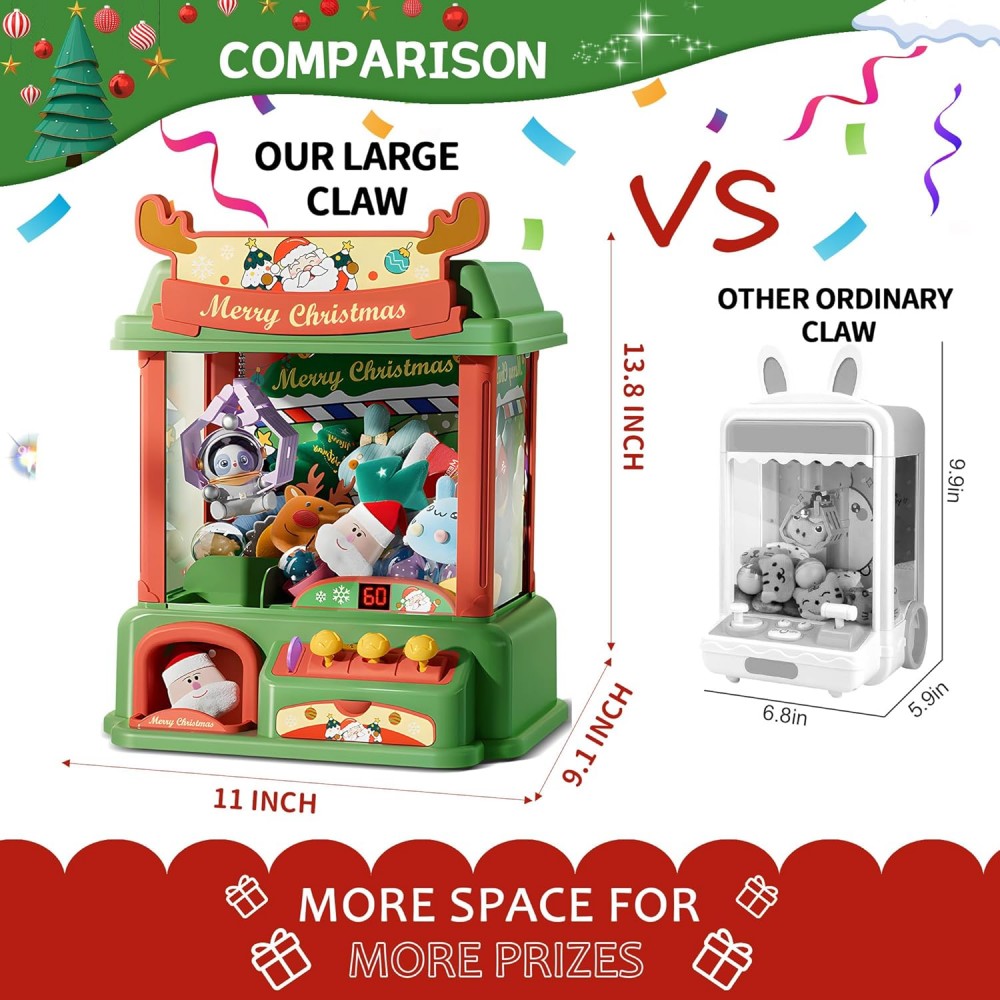Mesin cakar Natal untuk anak-a - Arcade And Vending ulasan dan harga