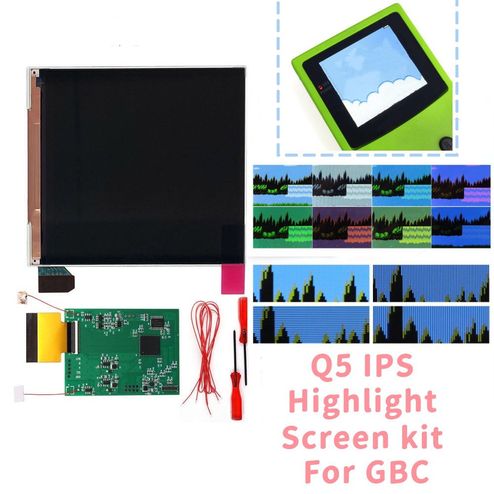 HISPEEDIDO Untuk GBC 3.1' Q5 L - Lcd Screen Arcade ulasan dan harga