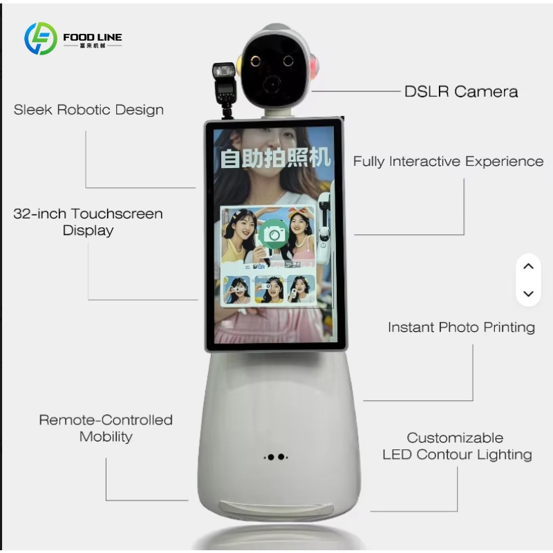 Mesin Foto Booth Robot Selfie  - Photo Booth Machine ulasan dan harga