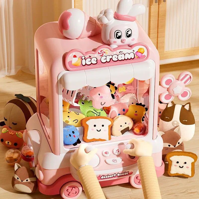 Mesin boneka kelinci mainan un - Claw Crane Machine ulasan dan harga