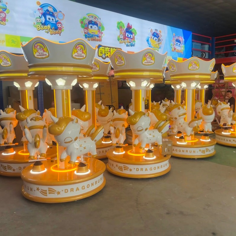 Kincir Ria Mini Musik 3 Kursi  - Coin Operated Kiddie Ride ulasan dan harga
