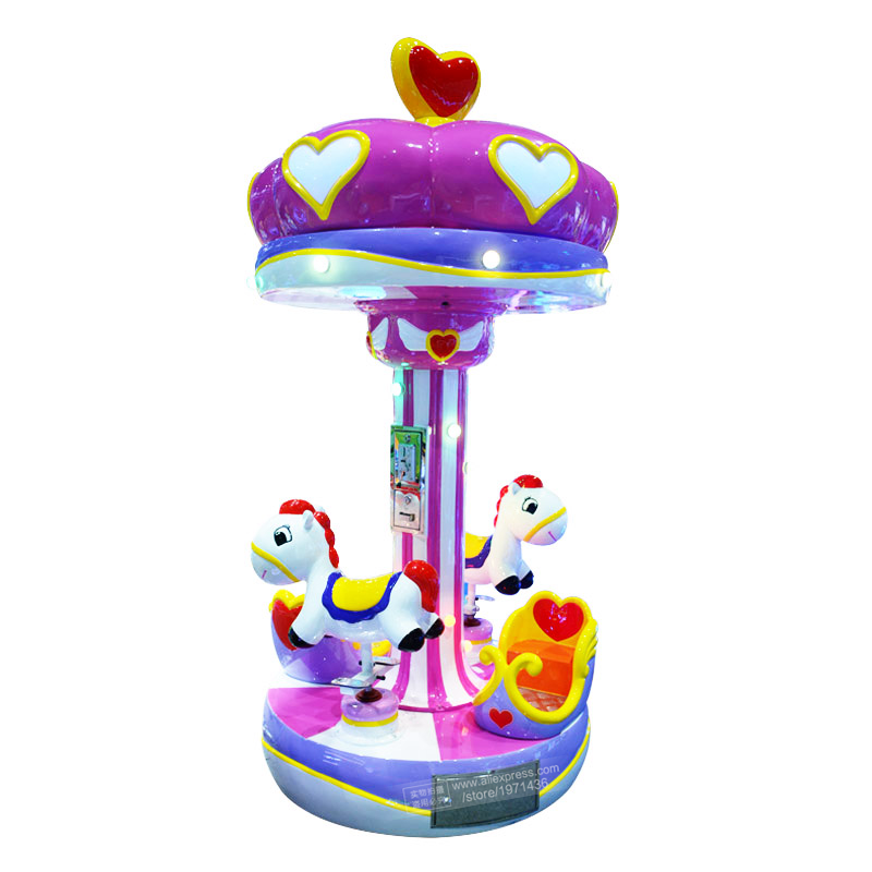 Kuda Putar Listrik 3 Orang Wah - Coin Operated Kiddie Ride ulasan dan harga